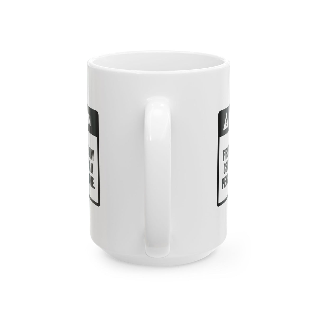 Funny Teacher Coffee Mug Caution Smile May Crack For Teachers