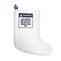 Funny Christmas Teacher Christmas Stocking Do Not Mention Snow Warning