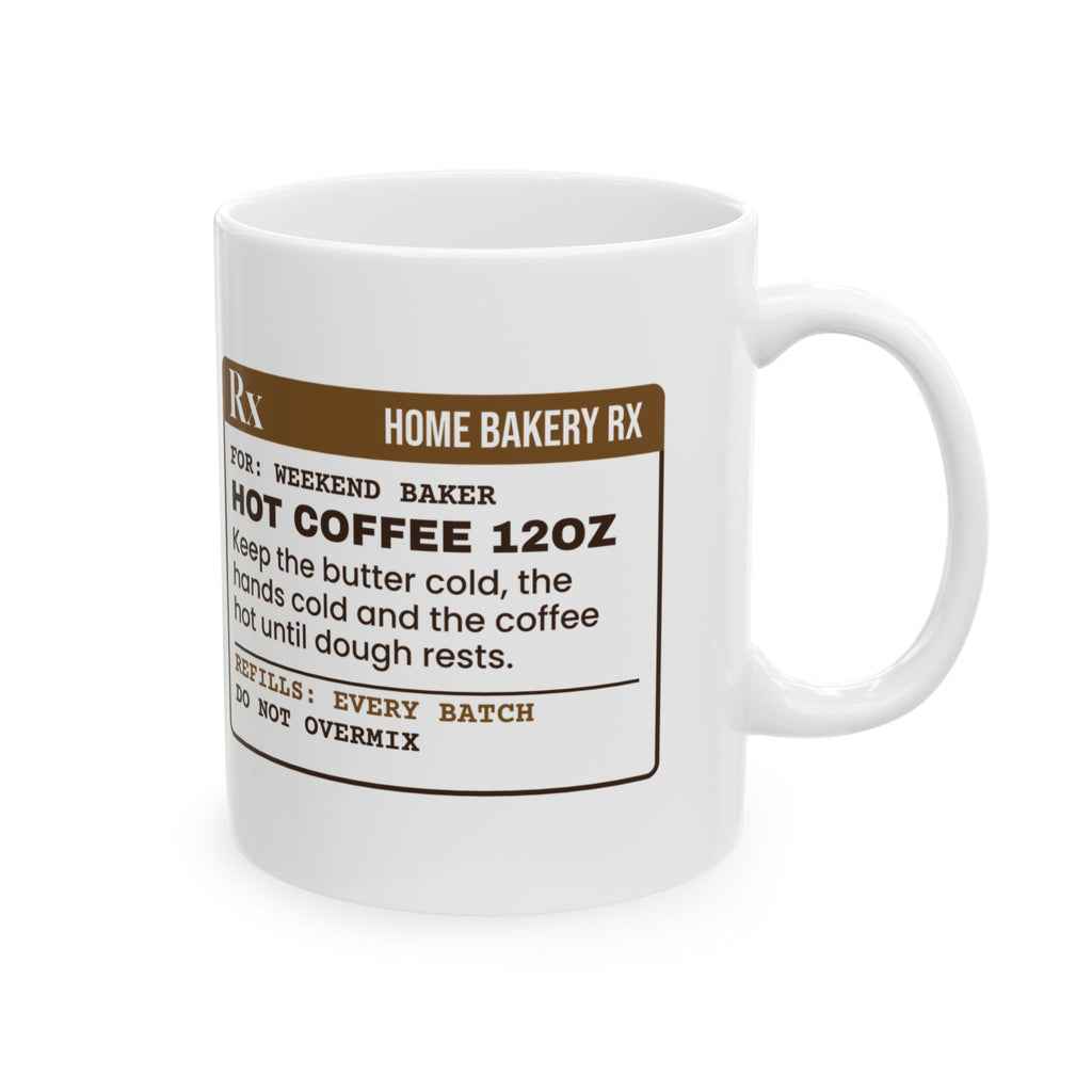 Baking Coffee Mug Cold Butter Hot Coffee Prescription For Bakers