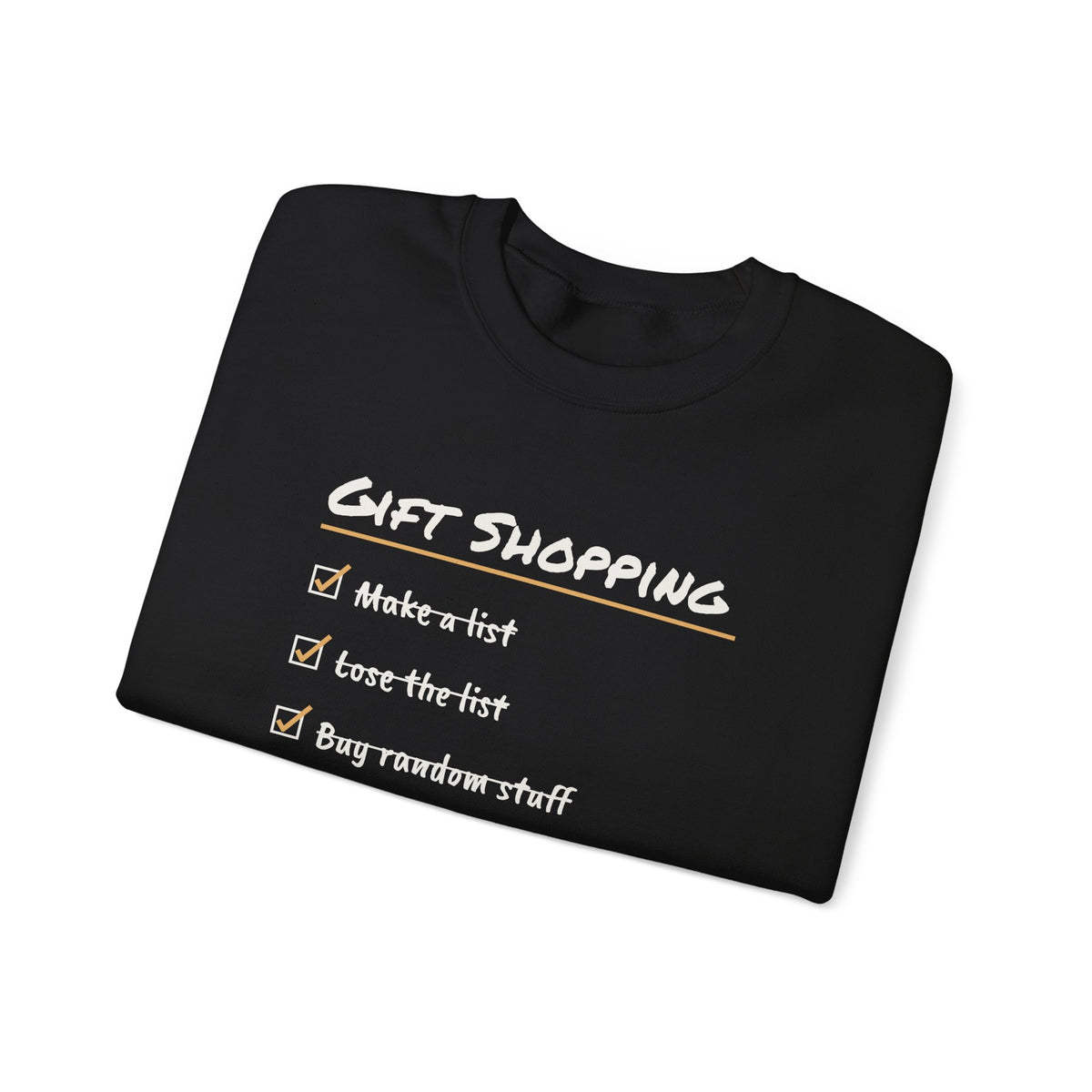 Funny Christmas Shopping Sweatshirt Lose The List Find It December 26