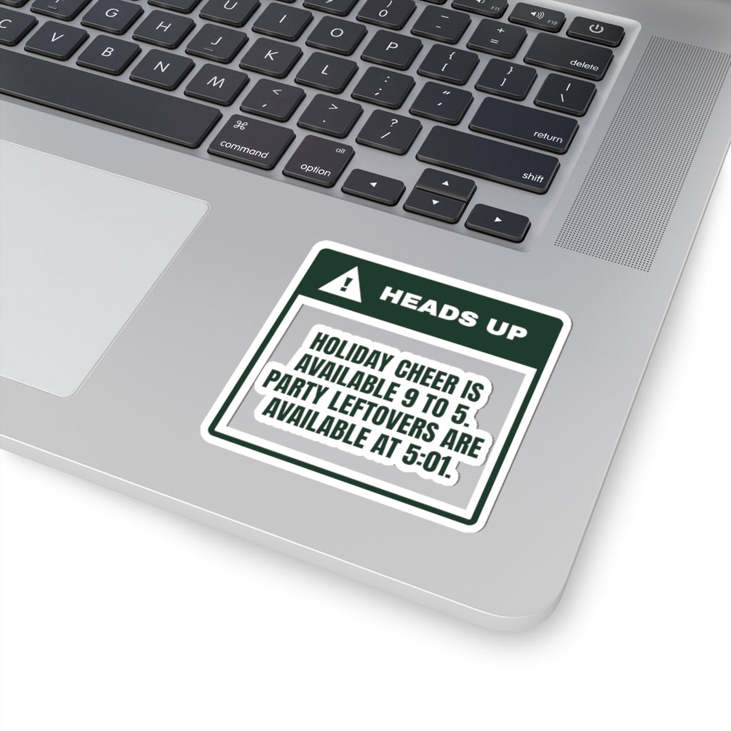Funny Christmas Sticker Party Leftovers Available At 5:01