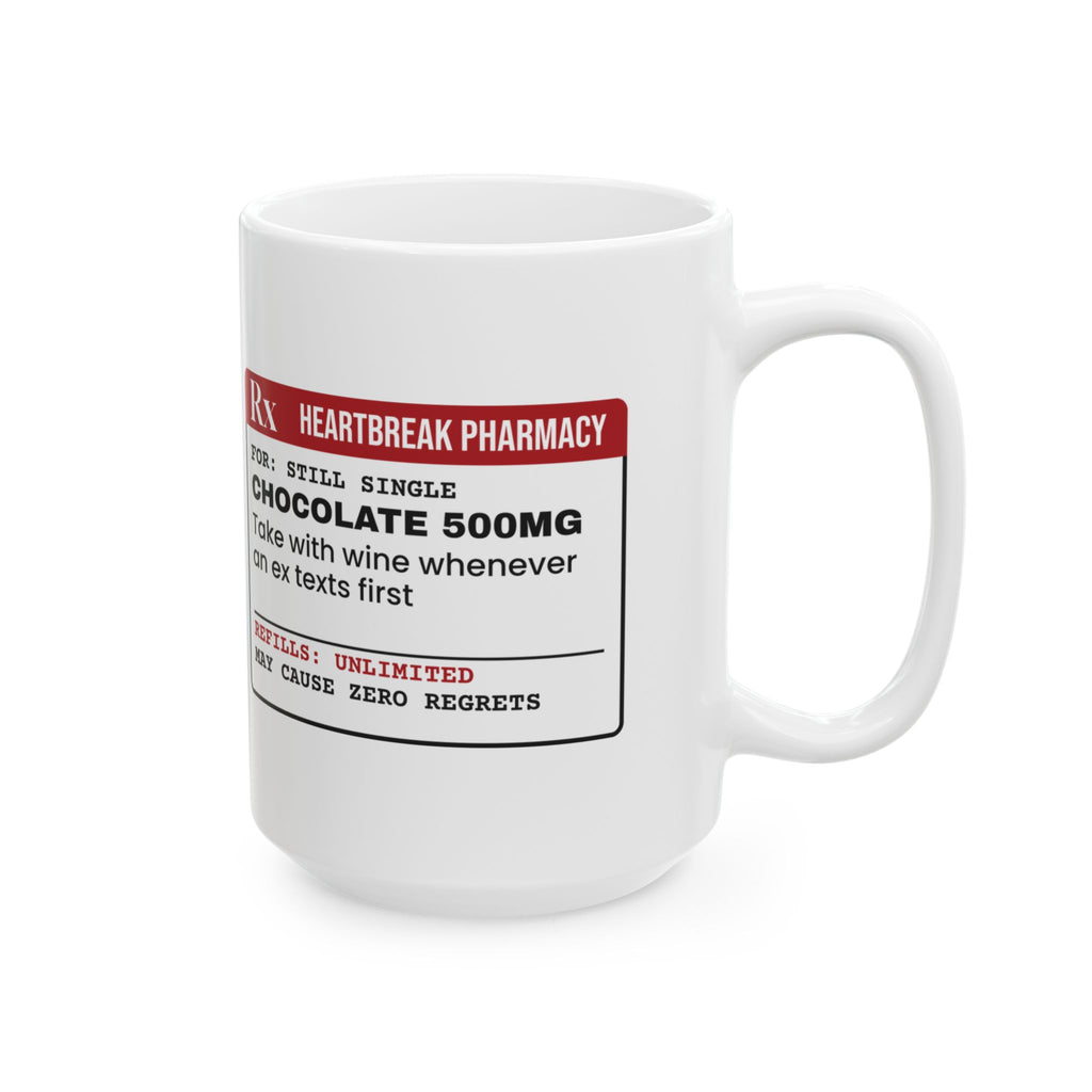 Funny Single Coffee Mug Prescription Label Chocolate 500mg For Her