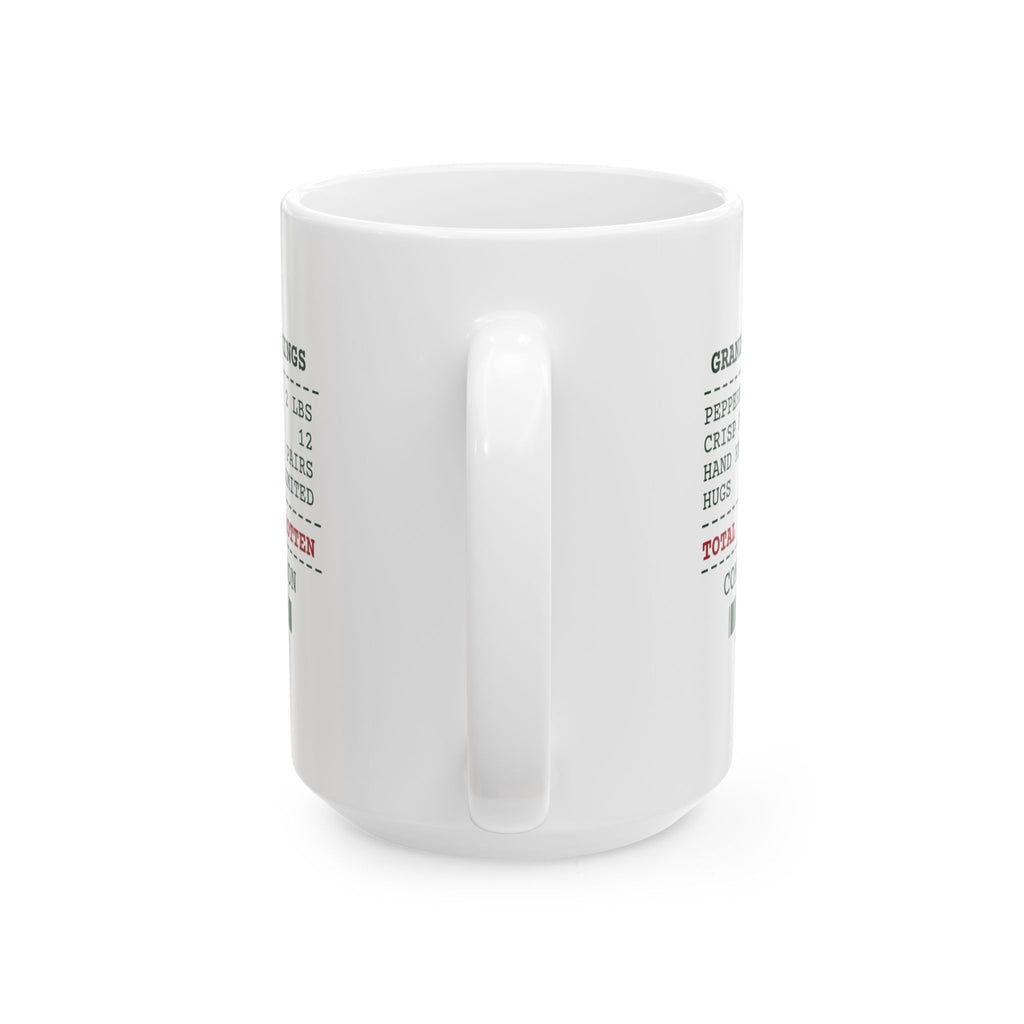 Funny Grandma Christmas Coffee Mug Grandma's Stocking Receipt