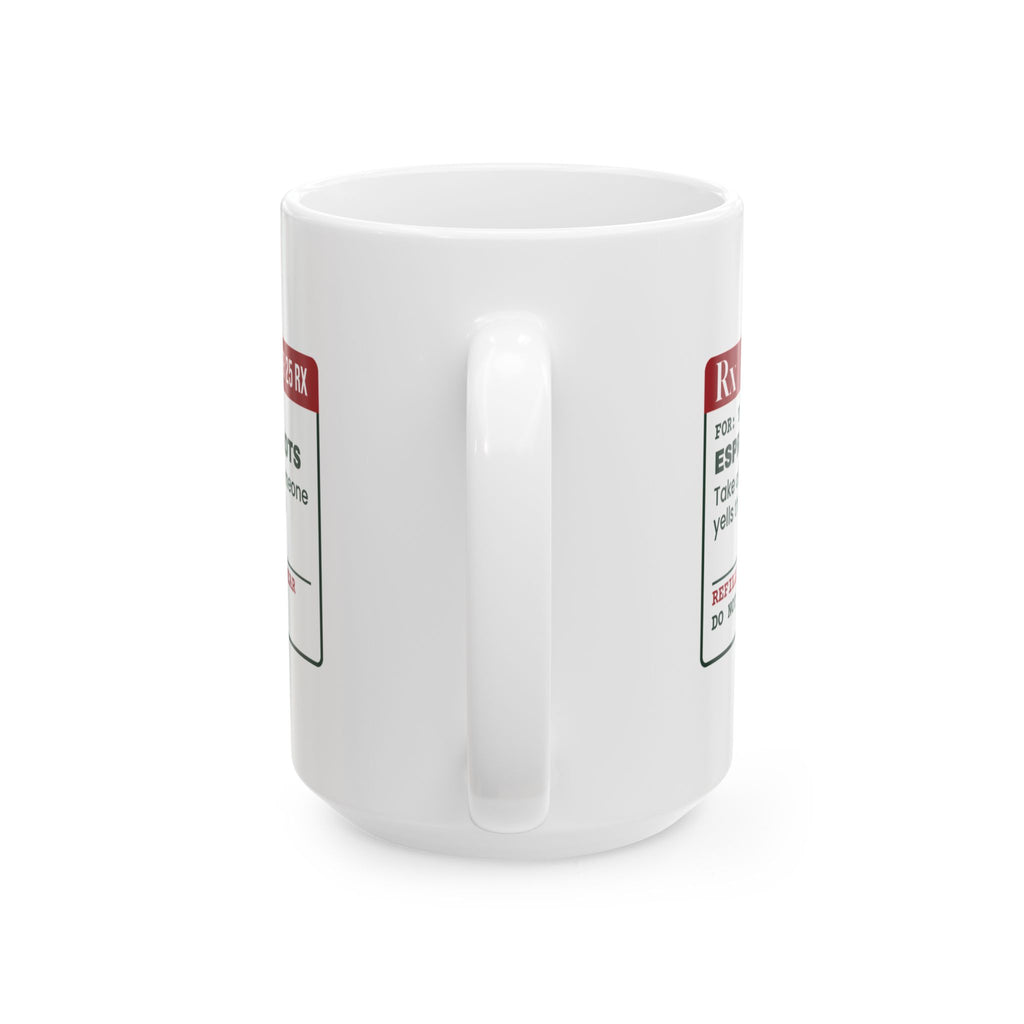 Funny Christmas Coffee Mug Espresso 2 Shots For Parents Of Toddlers