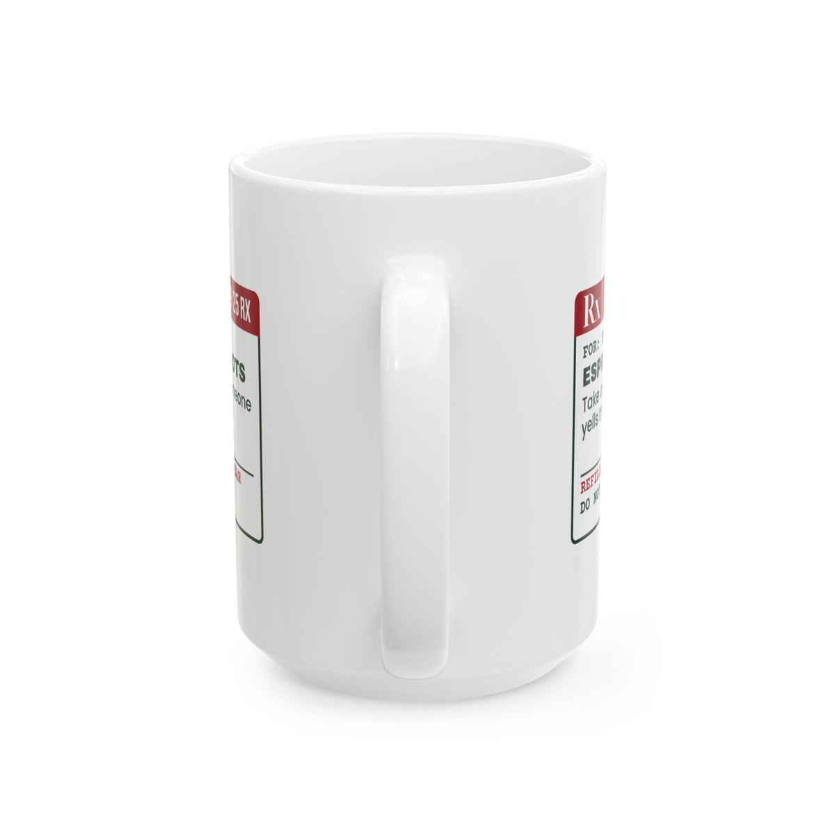 Funny Christmas Coffee Mug Espresso 2 Shots For Parents Of Toddlers