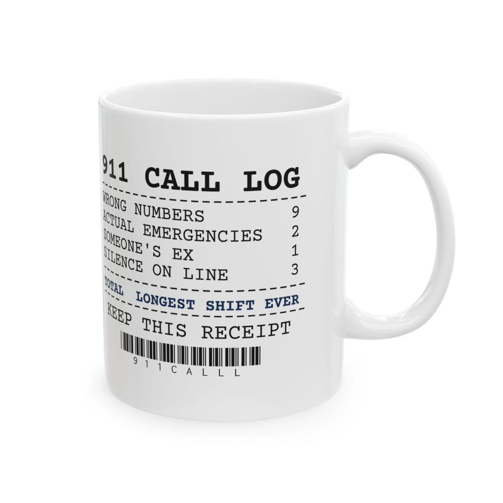 Police Dispatcher Coffee Mug Longest Shift Ever