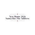 First Christmas In New Home 2026 Sticker Santa Has The Address