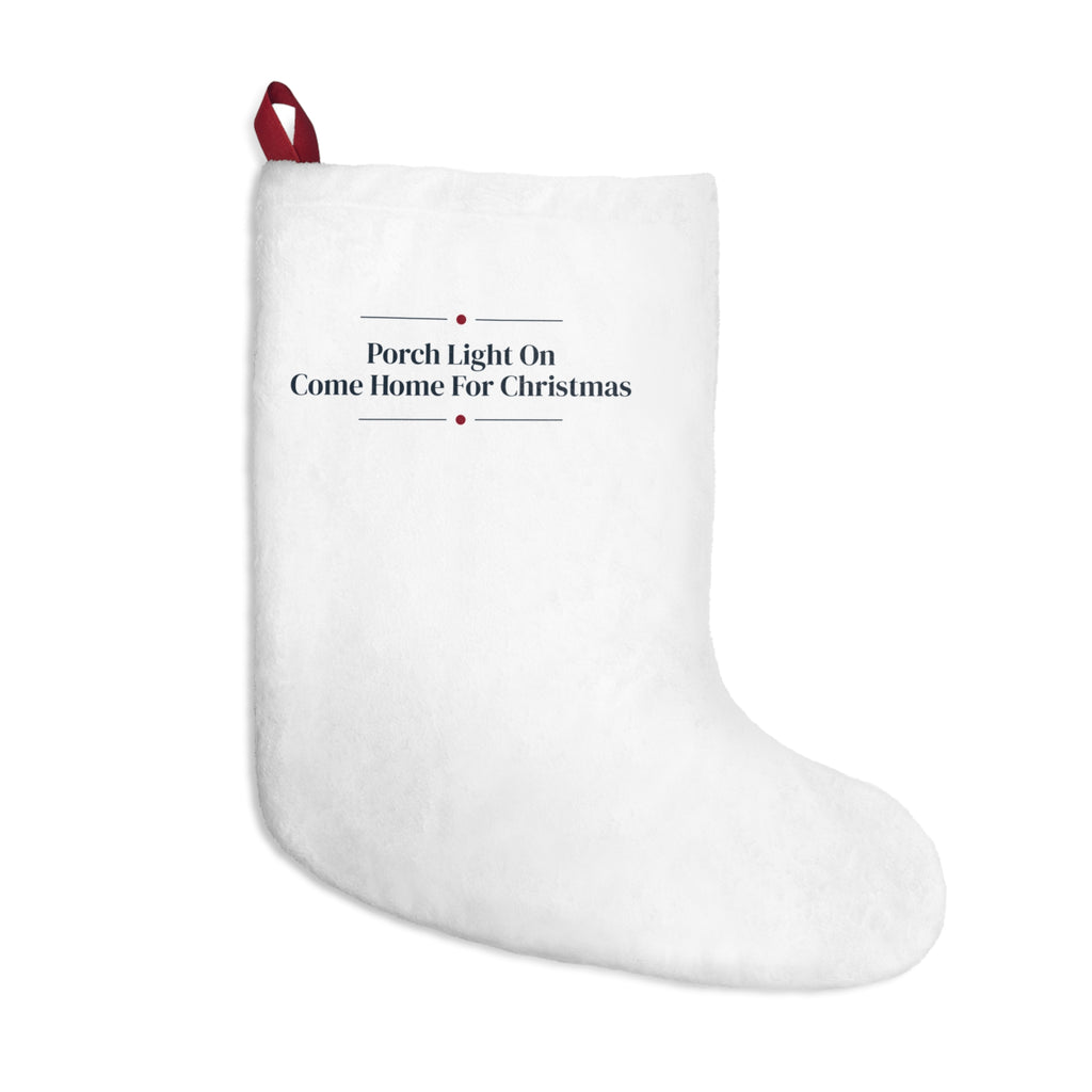 Christmas Cozy Christmas Stocking Porch Light On Come Home For Christmas
