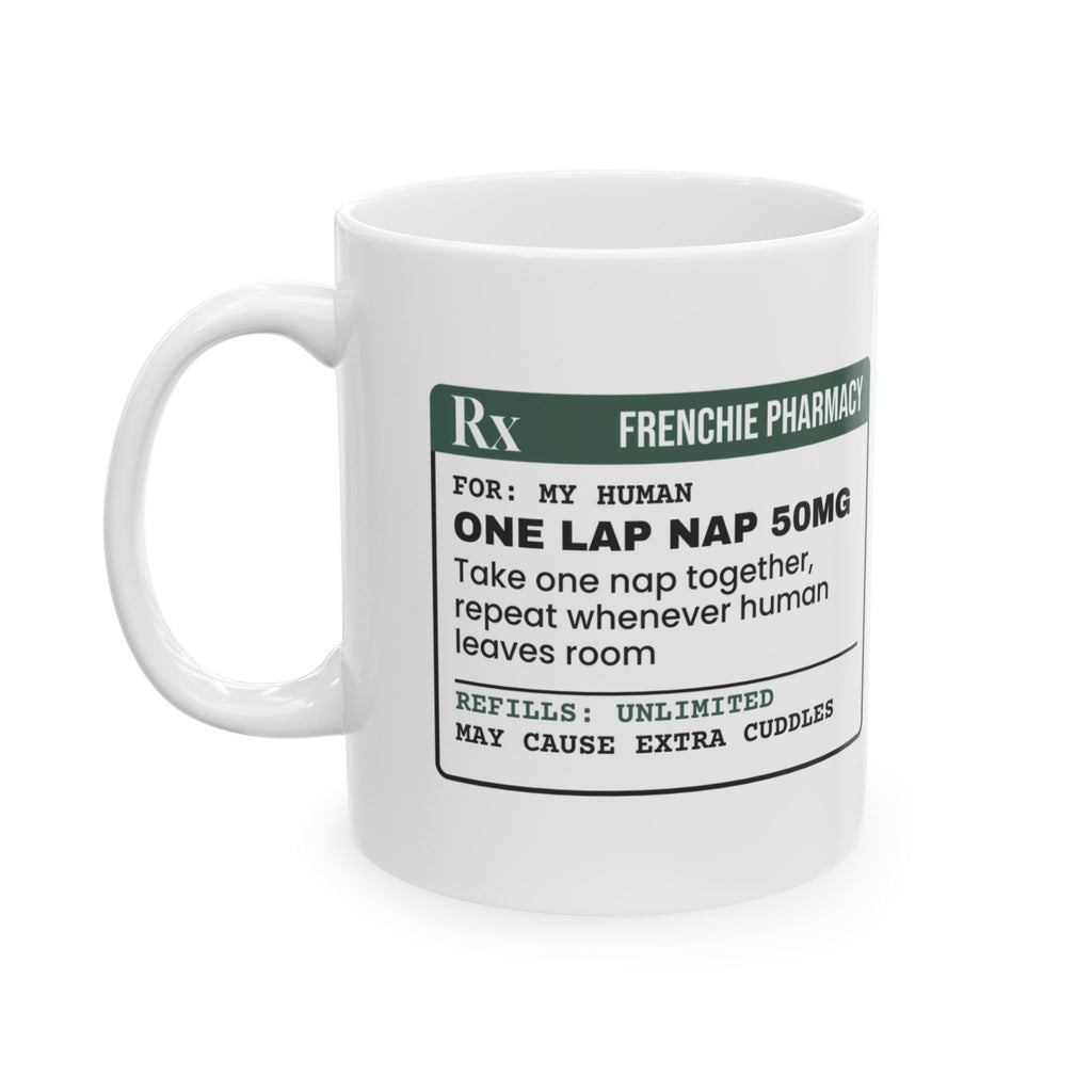 French Bulldog Coffee Mug Rx: One Lap Nap