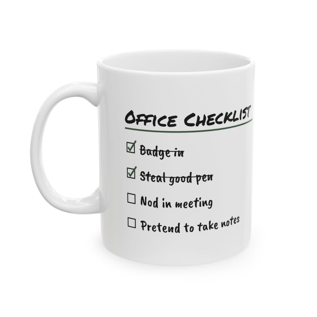 Pretend to Take Notes Coffee Mug For Coworker