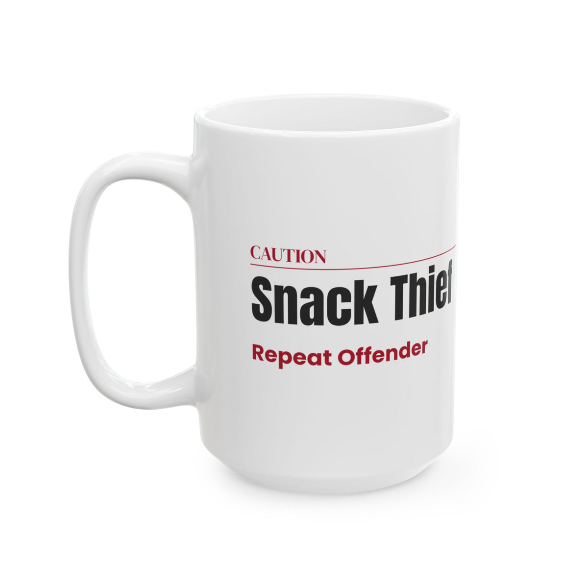 Funny Husband Coffee Mug Snack Thief For Him