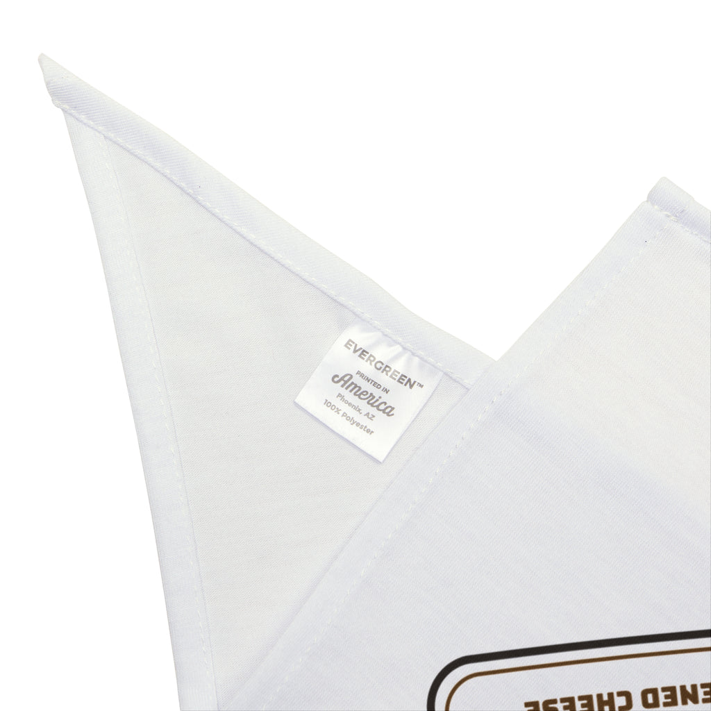 Funny German Shepherd Dog Bandana Ears Up Cheese Alert Sign For Dog Dads