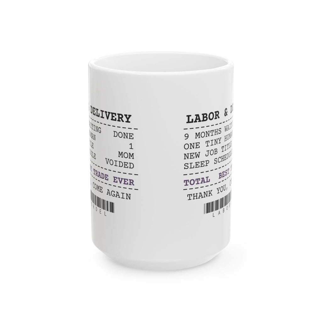 New Mom Coffee Mug Best Trade Ever Receipt For First Time Moms