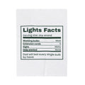 Funny Dad Christmas Throw Blanket Lights Facts Label For Dad