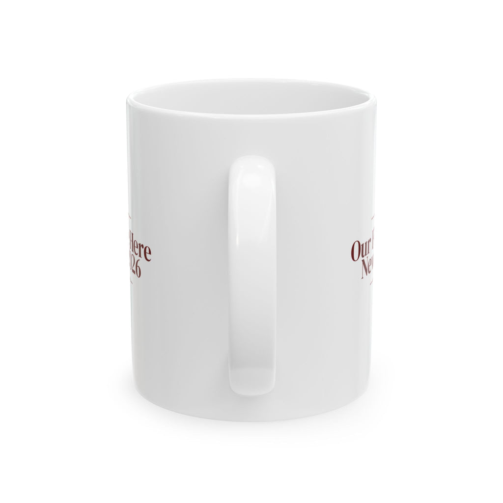 New Home Christmas Coffee Mug Our First Tree Here 2026