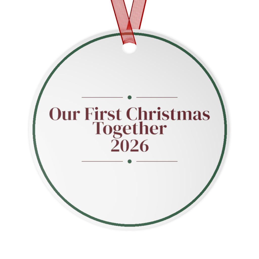 Christmas Ornament 2026 Our First Christmas Together Couple