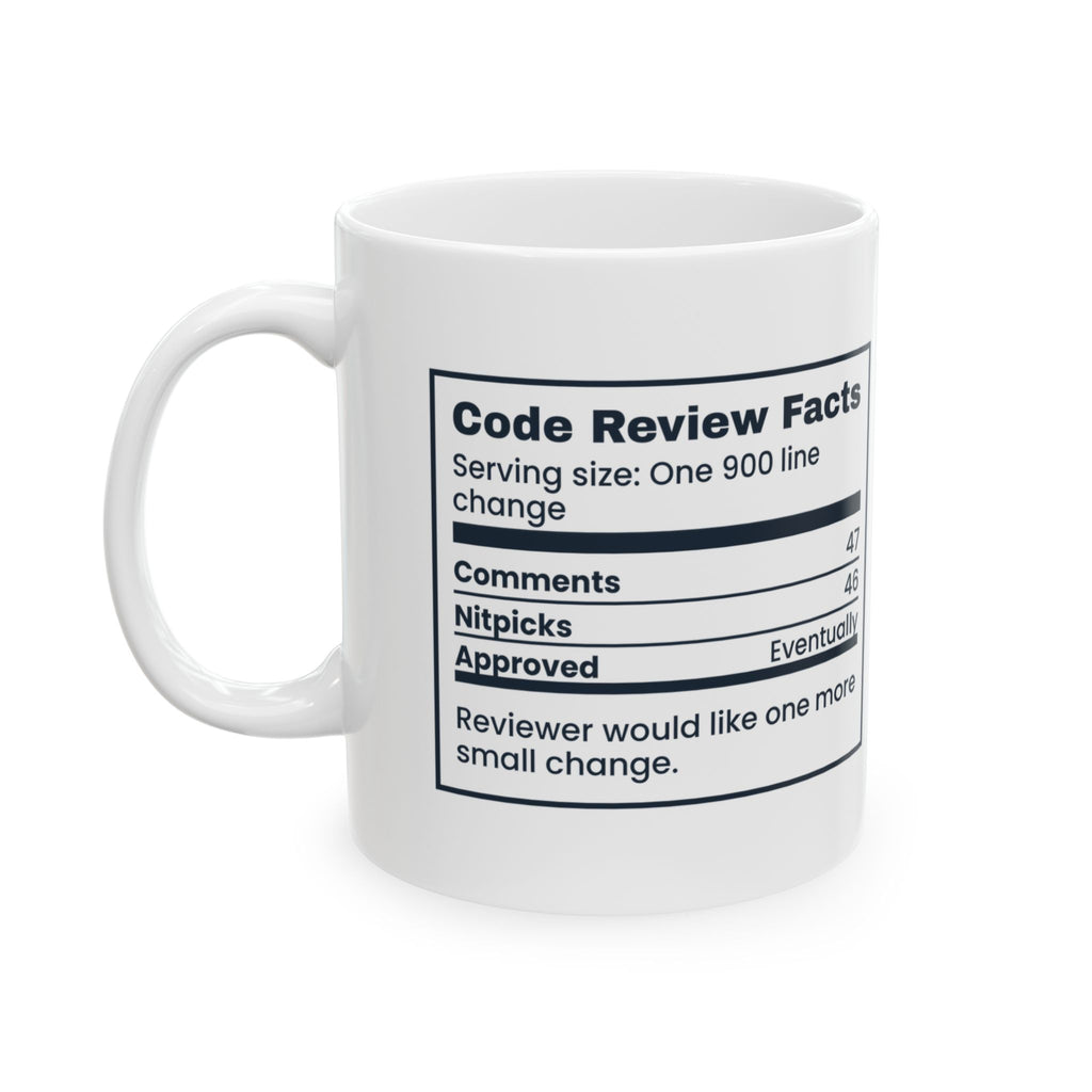 Funny Software Developer Coffee Mug Code Review Facts For Programmers