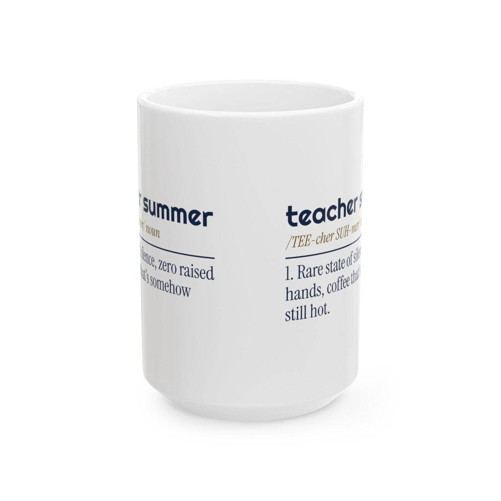 Funny Teacher Summer Dictionary Coffee Mug For Teachers