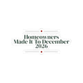 New Home Christmas Sticker Homeowners Made It To December 2026