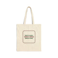 Funny Christmas Mom Tote Bag Santa's Office Knock First Sign