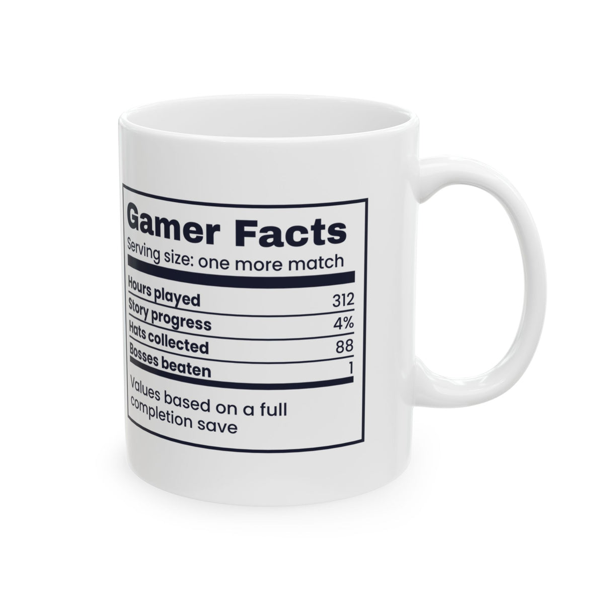 Funny Gamer Mug 312 Hours Four Percent Story Gamer Facts For Gamers