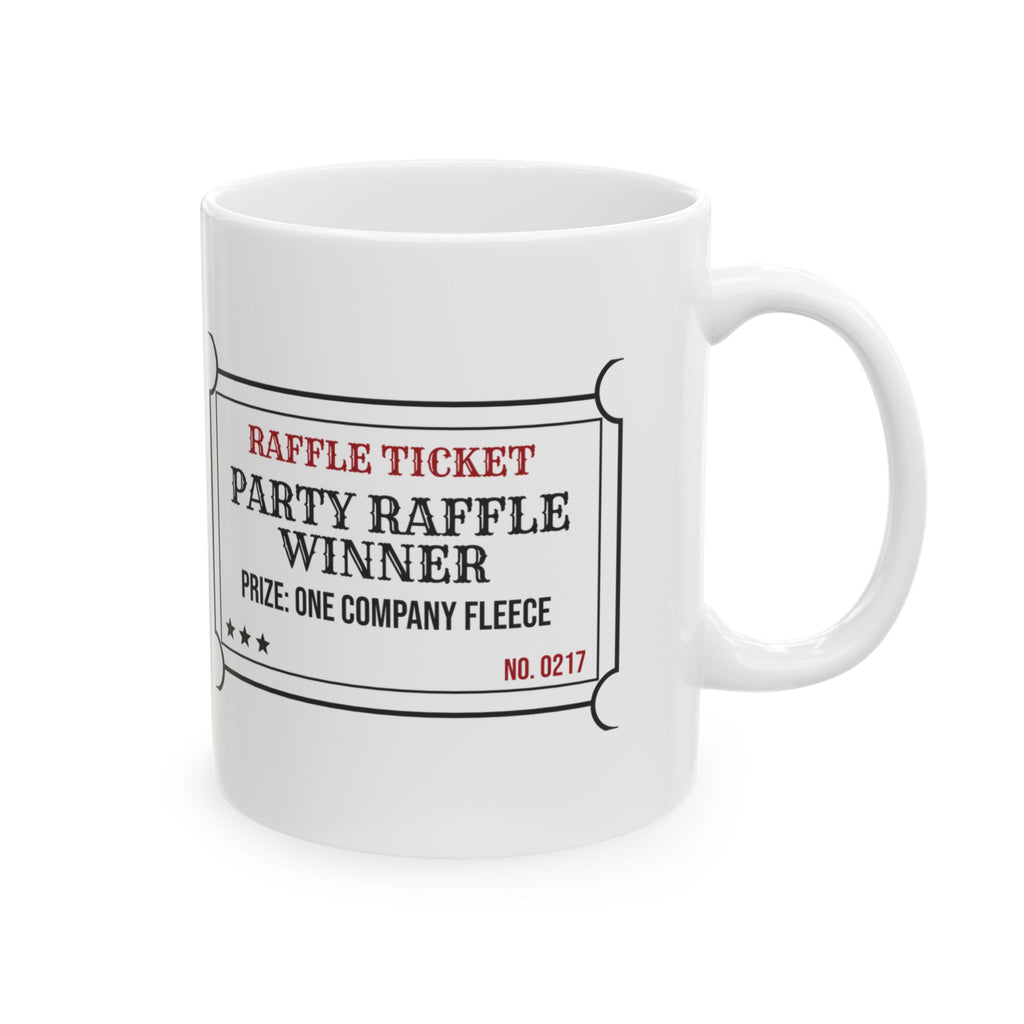 Funny Christmas Coworker Coffee Mug Party Raffle Winner Company Fleece