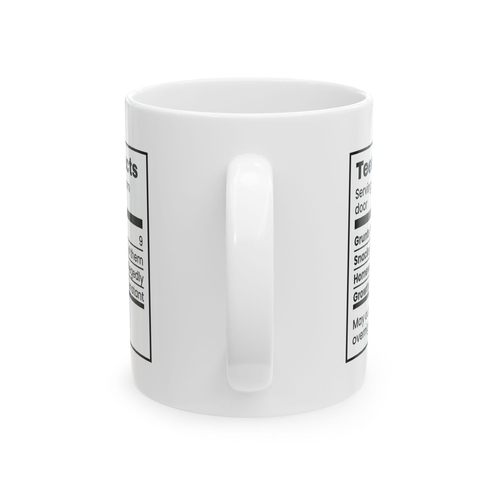 Teen Son Coffee Mug Grunts Per Day Funny