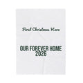 Christmas Throw Blanket First Christmas Here Our Forever Home 2026