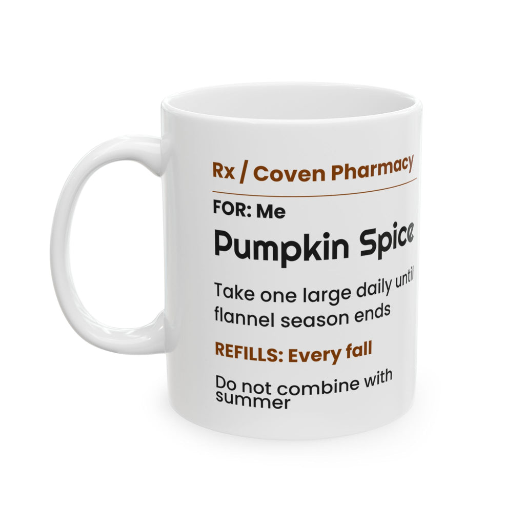 Pumpkin Spice Rx Coffee Mug Halloween