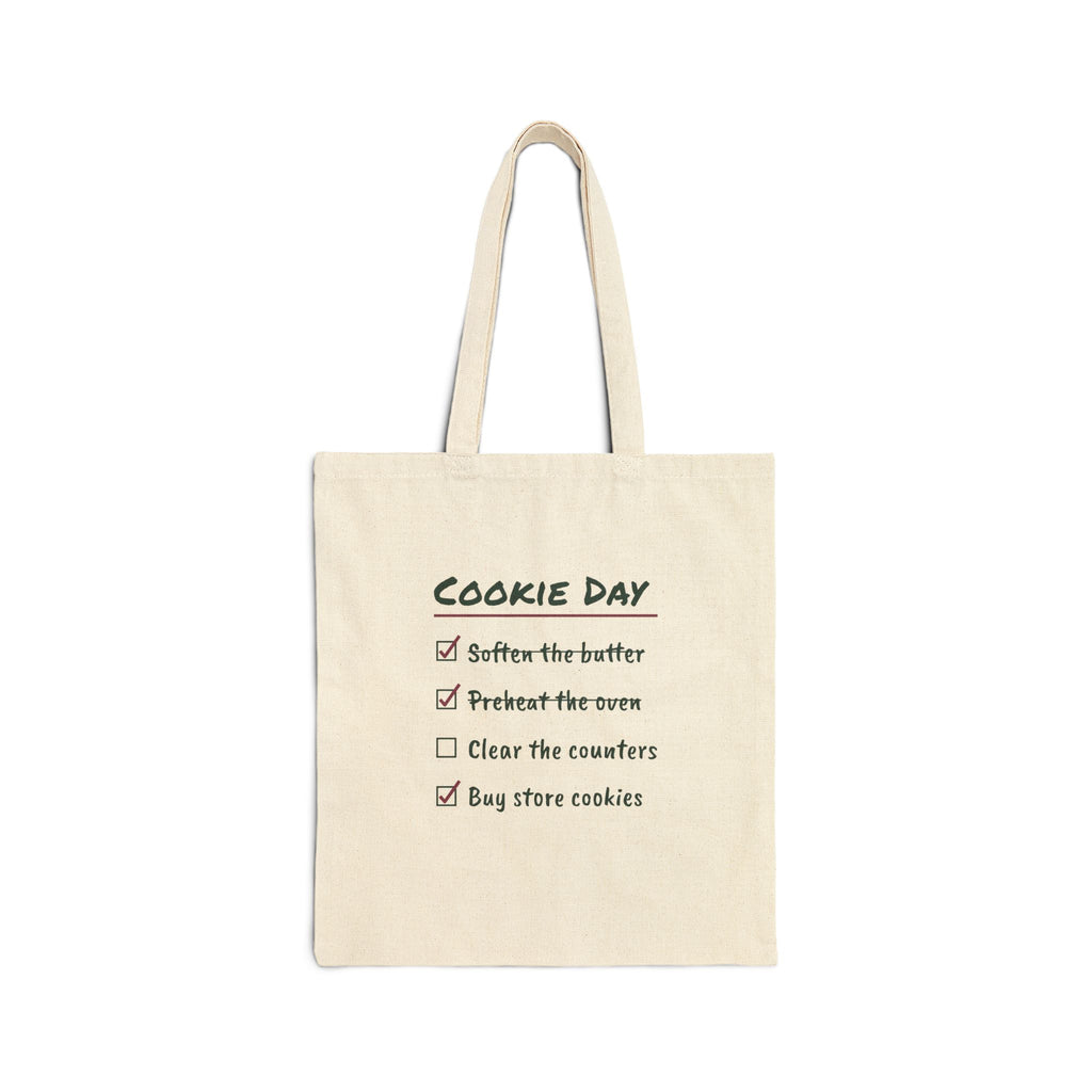 Funny Christmas Tote Bag Cookie Day Checklist For Bakers