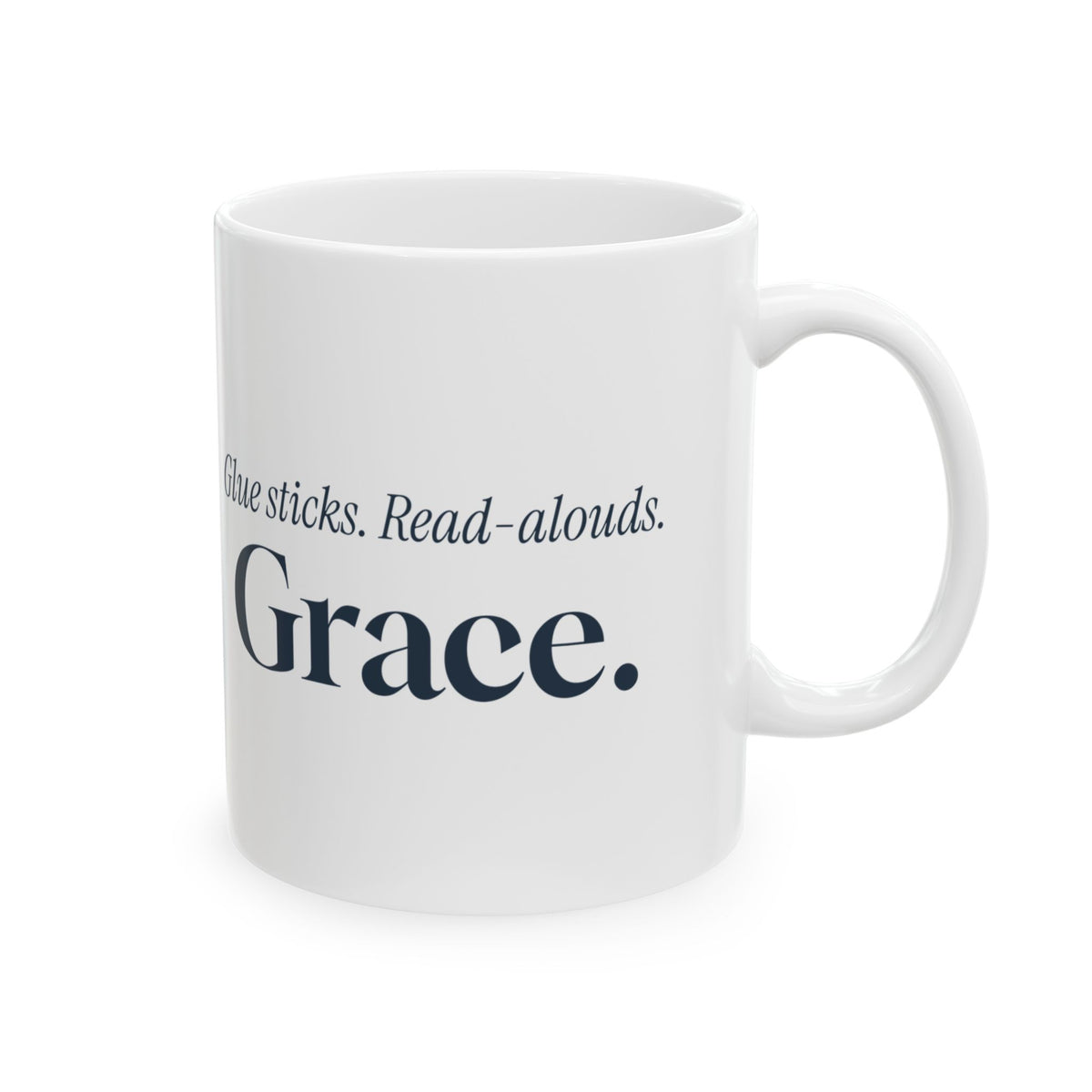 Funny Teacher Coffee Mug Glue Sticks Read Alouds Grace
