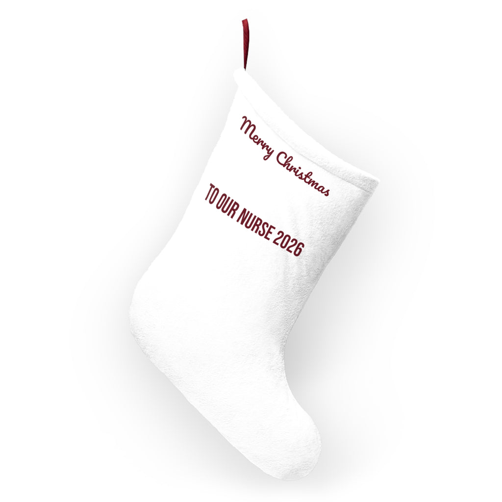 Christmas Nurse Christmas Stocking Merry Christmas To Our Nurse 2026