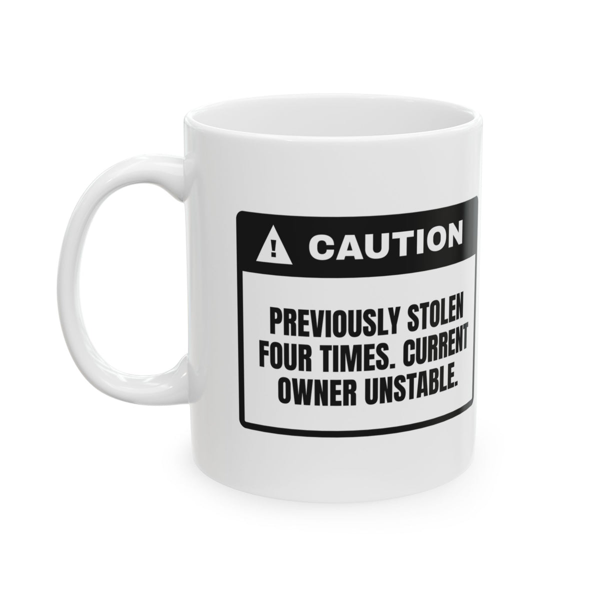 White Elephant Coffee Mug Stolen Four Times