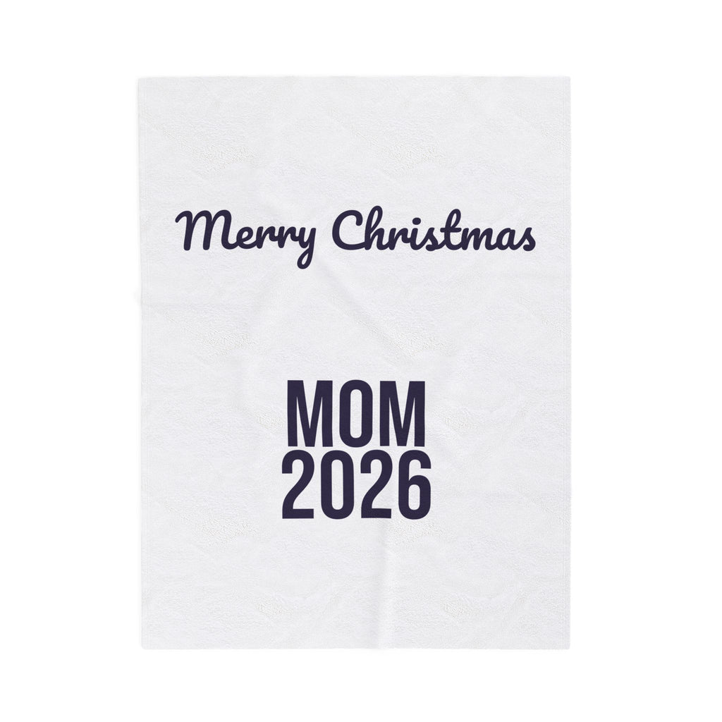 Christmas Mom Throw Blanket Merry Christmas Mom 2026
