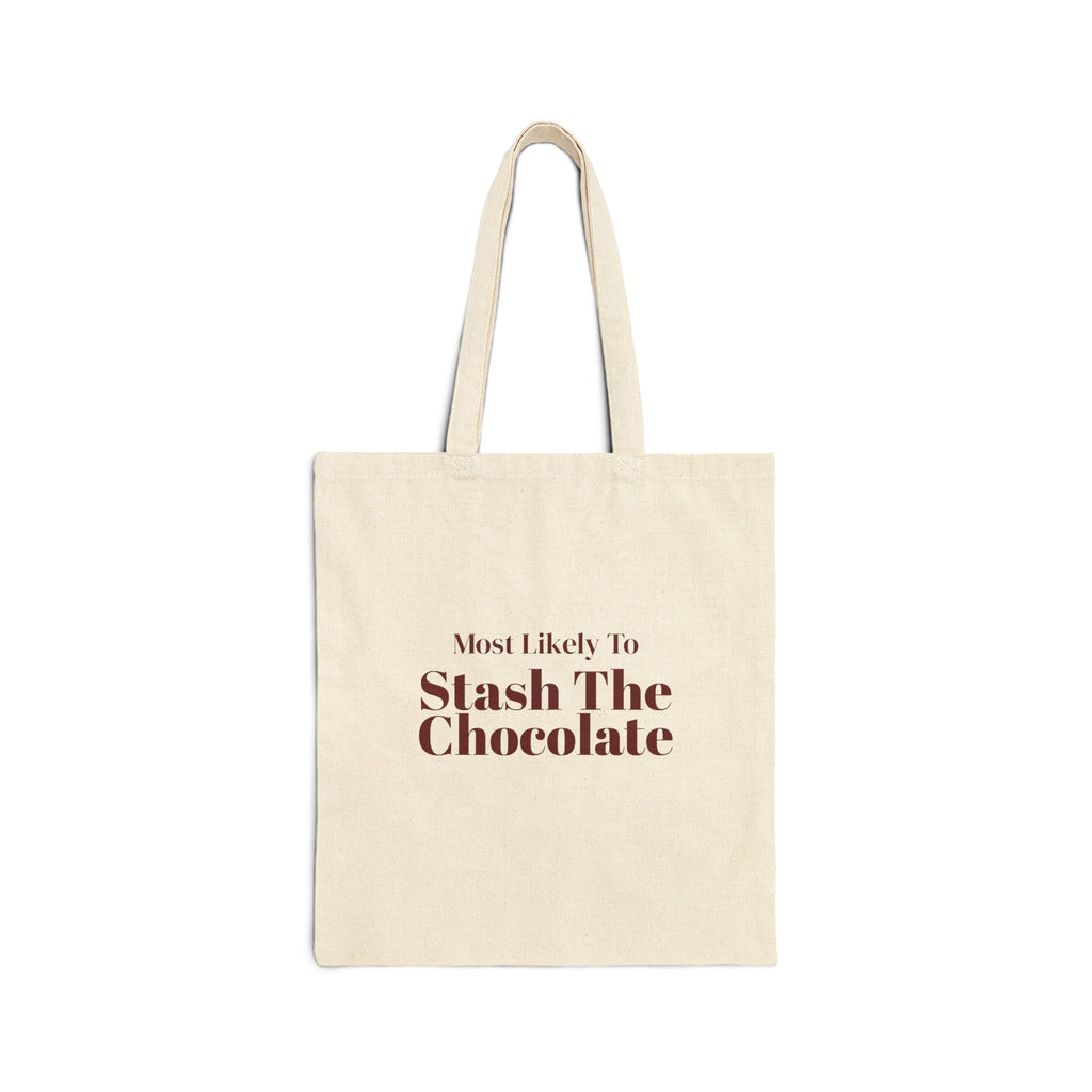 Funny Christmas Family Tote Bag Most Likely To Stash The Chocolate