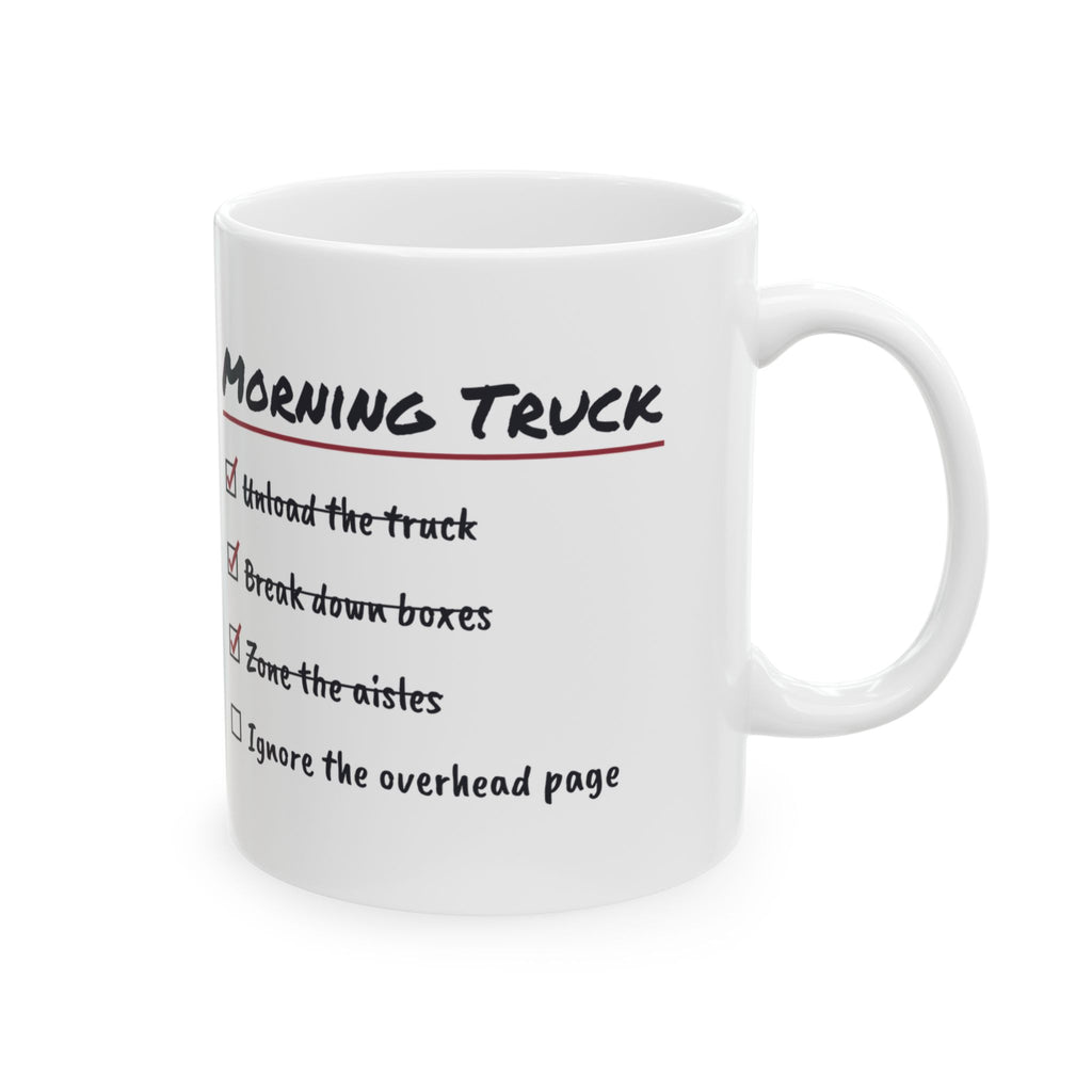 Funny Stocker Mug Zone The Aisles Ignore The Overhead Page For Retail
