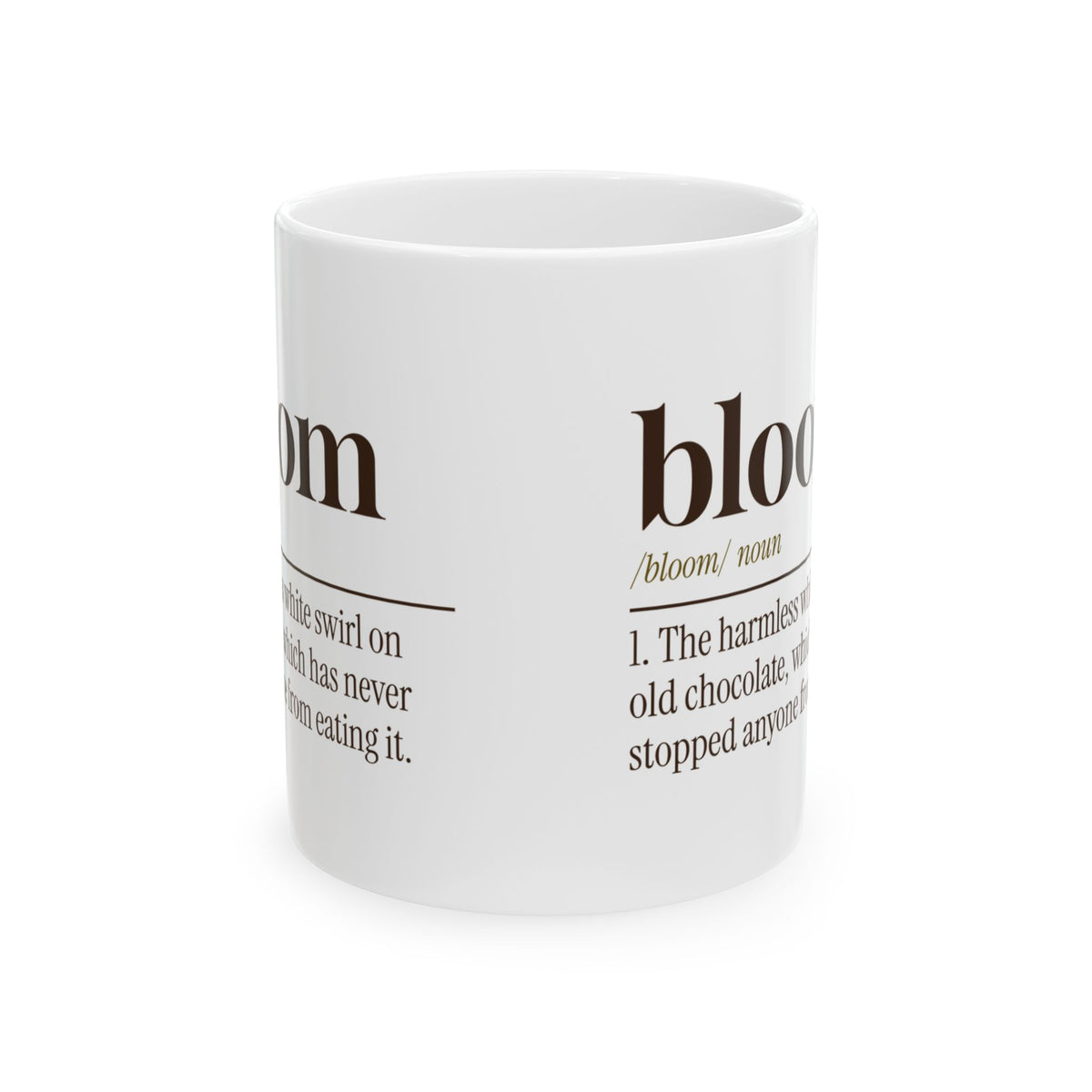 Funny Chocolate Coffee Mug Bloom Definition For Chocolate Lovers