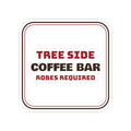Christmas Morning Sticker Coffee Bar Robes Required Sign