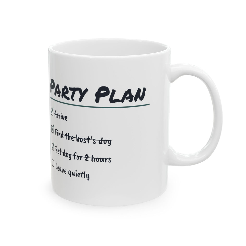 Funny Introvert Coffee Mug Party Plan Find The Host's Dog