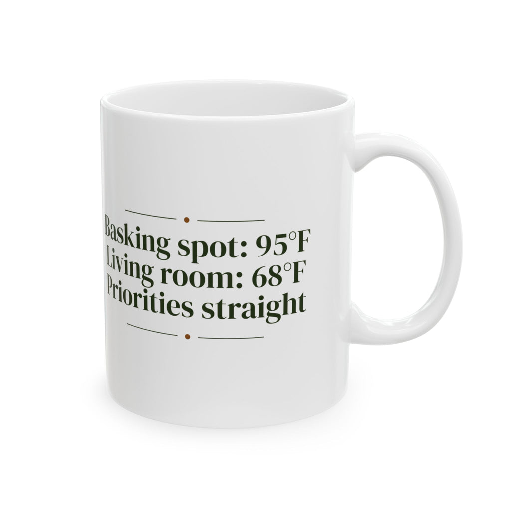 Reptile Coffee Mug Basking Spot 95°F Living Room