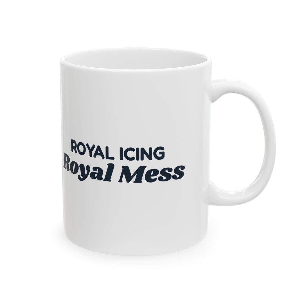 Funny Christmas Cookie Decorating Coffee Mug Royal Icing Royal Mess
