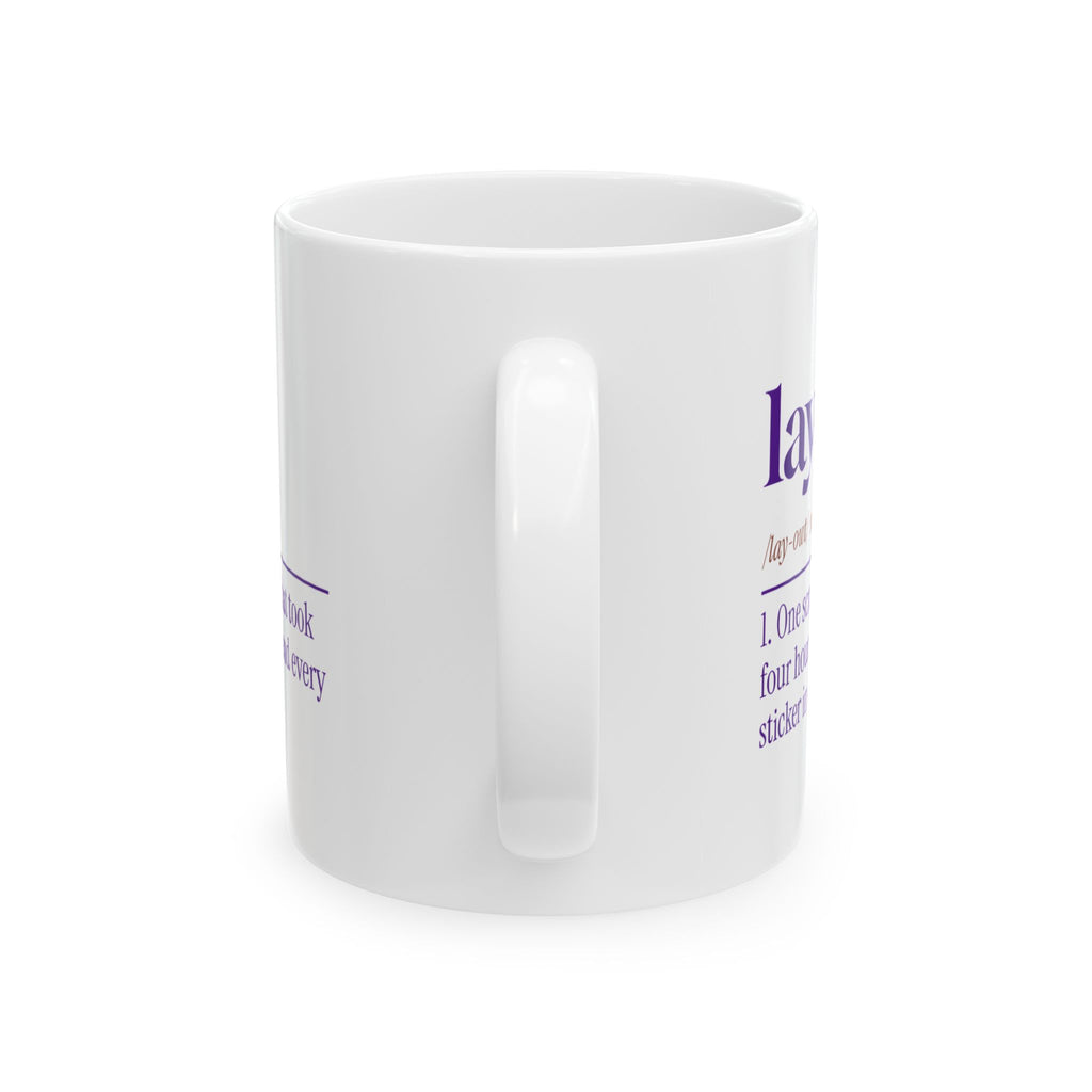Funny Scrapbooking Coffee Mug Layout Definition For Scrapbookers