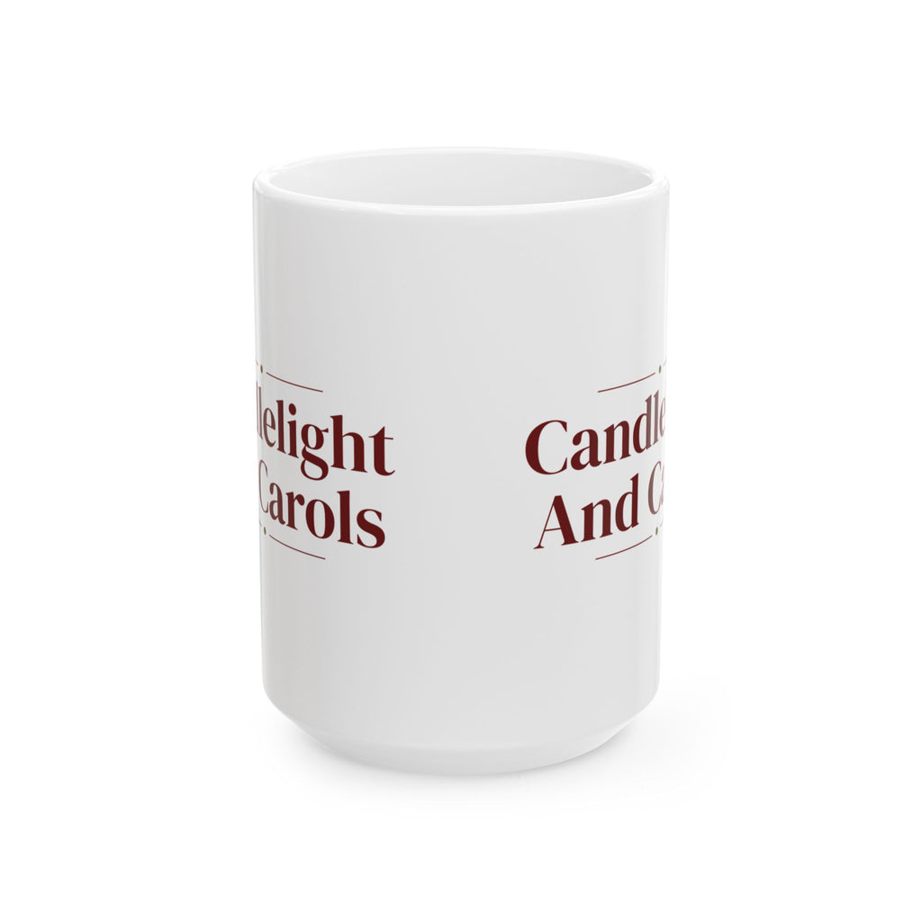 Christmas Coffee Mug Candlelight And Carols Cozy Christmas Mug