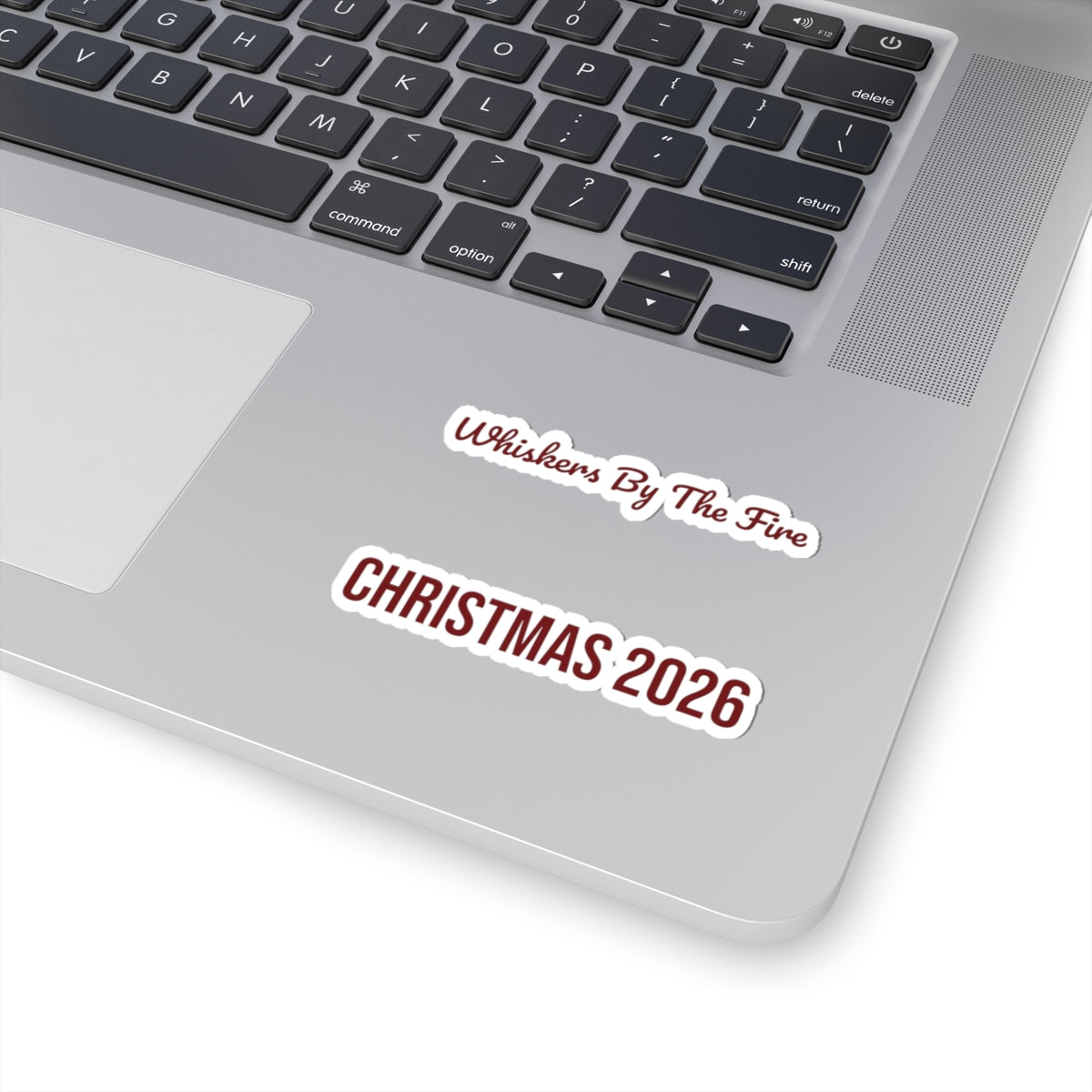 Christmas Sticker Whiskers By The Fire Christmas 2026 For Cat Moms