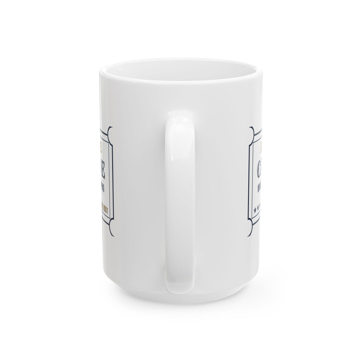 Funny Dog Dad Coffee Mug Car Ride Window Down Ears Flapping Ticket