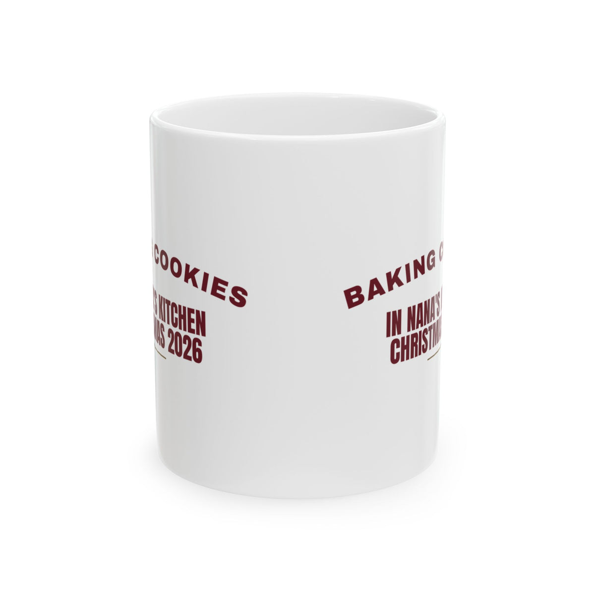 Baking Cookies In Nana's Kitchen Christmas 2026 Coffee Mug For Nana