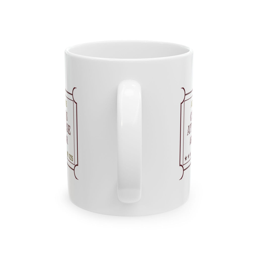 Funny Christmas Family Coffee Mug Hosting Again Bring A Chair Ticket