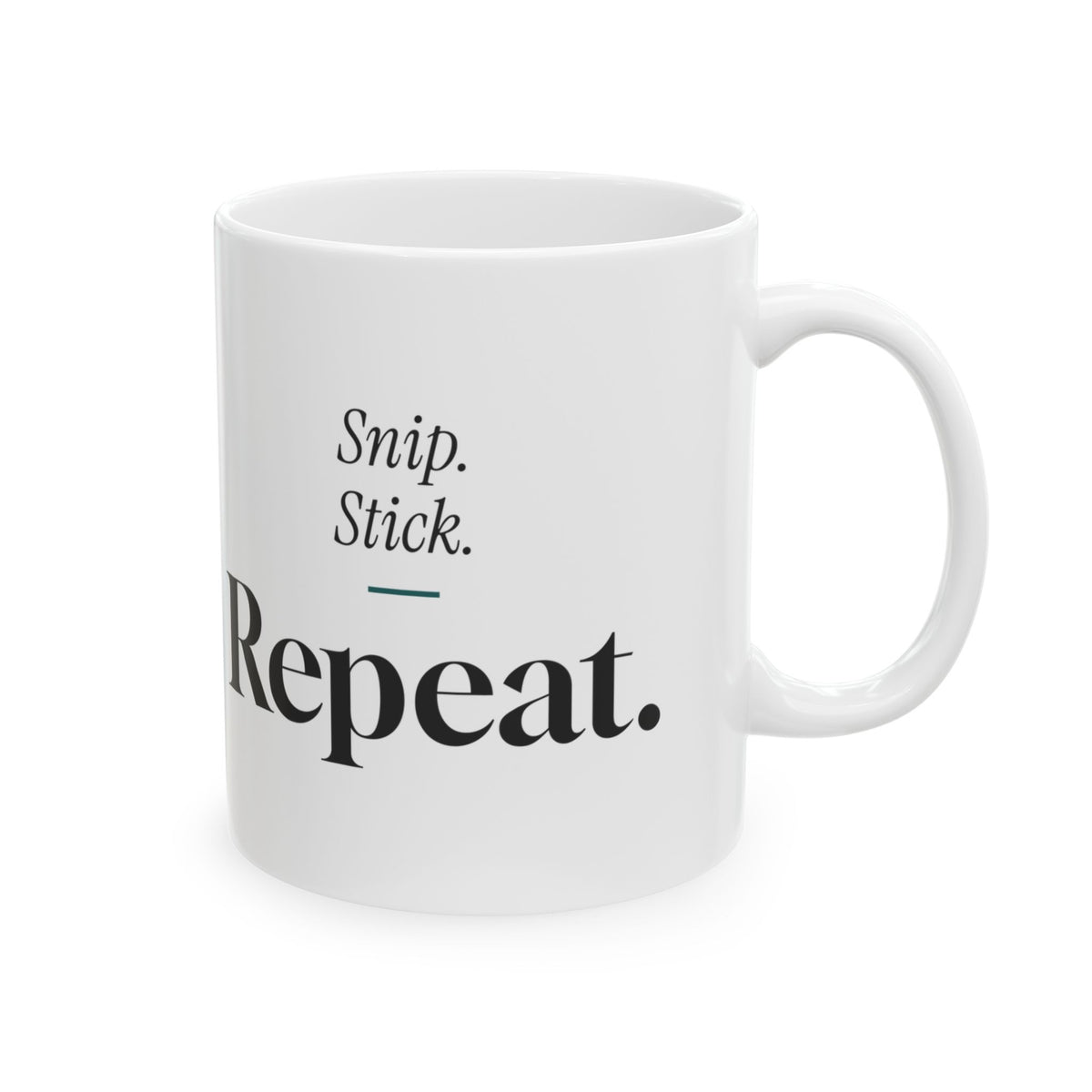 Scrapbooking Coffee Mug Snip Stick Repeat
