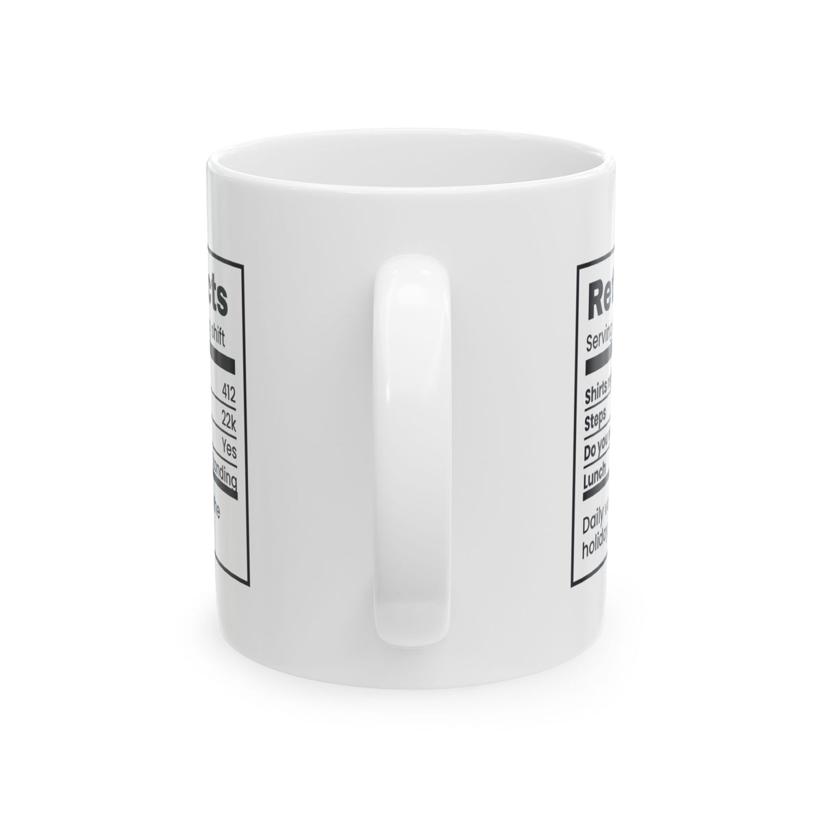 Funny Retail Worker Mug Retail Facts Shirts Refolded 412 For Associates