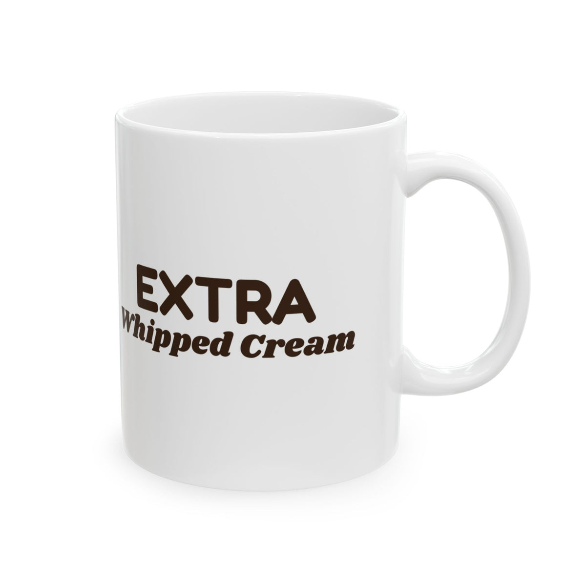 Hot Cocoa Coffee Mug Extra Whipped Cream For Cocoa Lovers